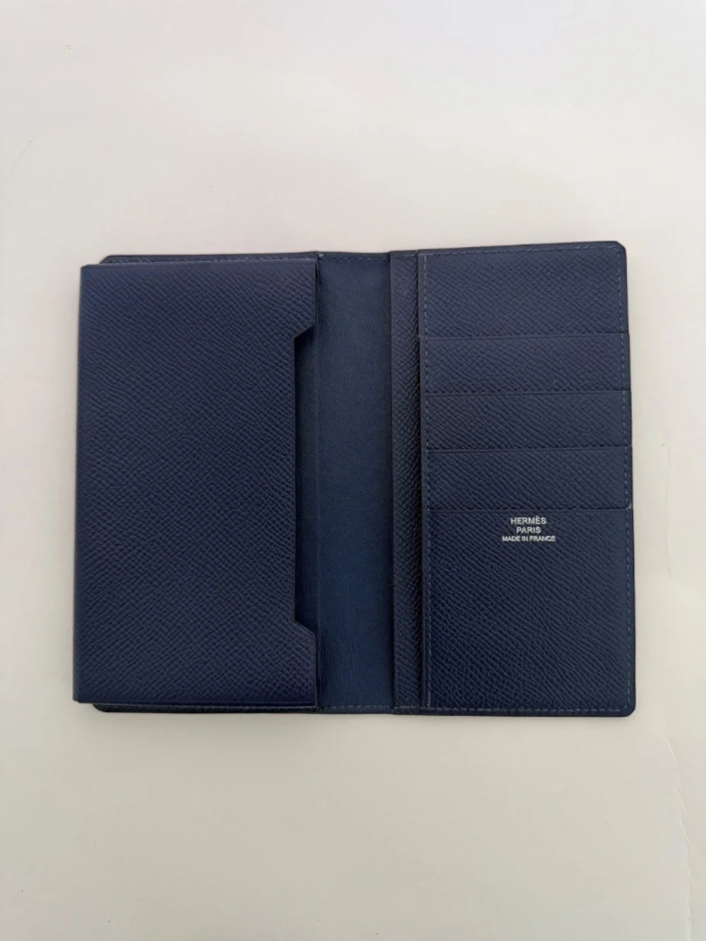 Hermes Bleu Indigo Calfskin Epsom SMART CLASSIC CASE